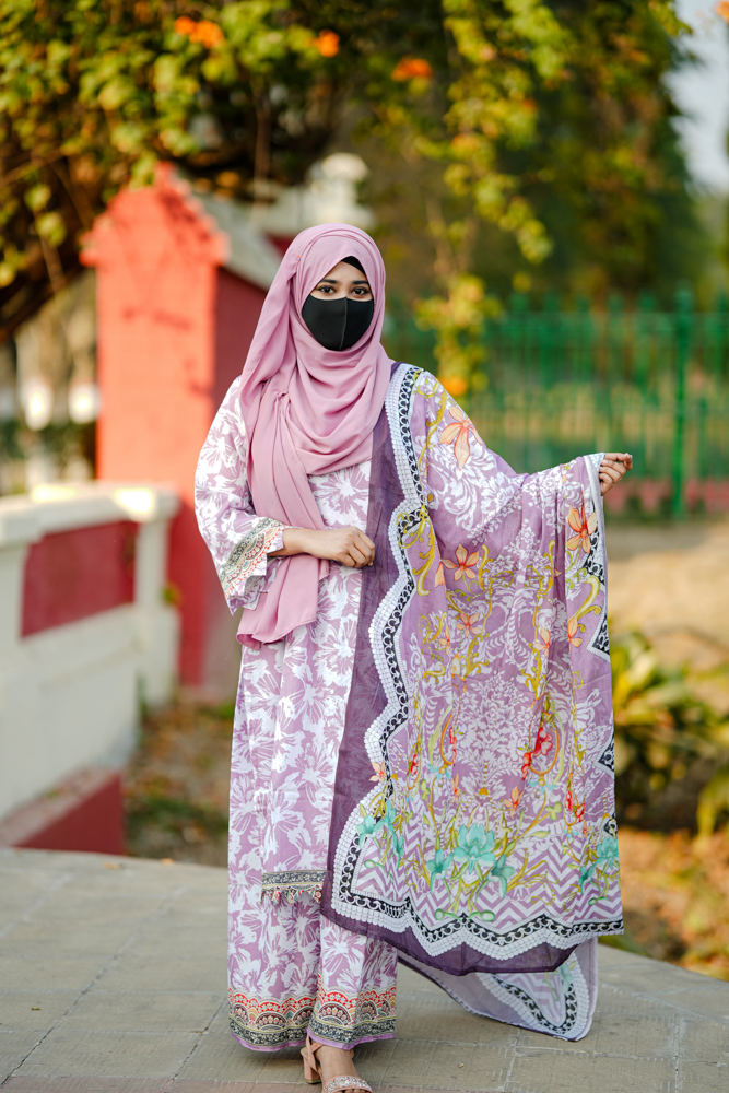 COCO PRINT STICHED THREE PIECE