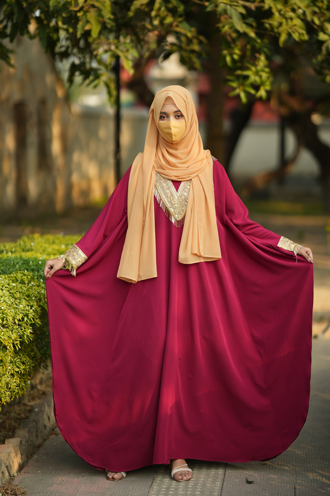 ELIZA ABAYA MAROON